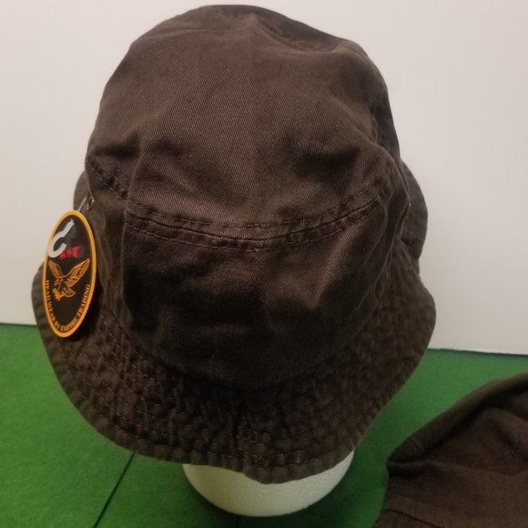 172 - Lot of 2 Brown Bucket Hats - Picture 5 of 5